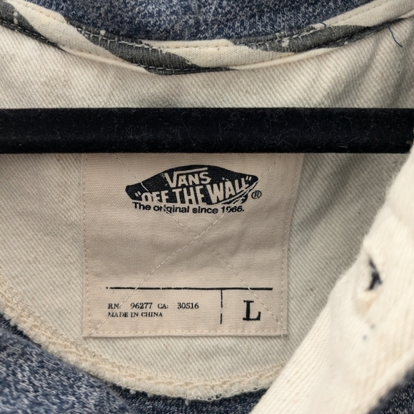 Vans Blue Hoodie Sweatshirt - Picture 2 of 2